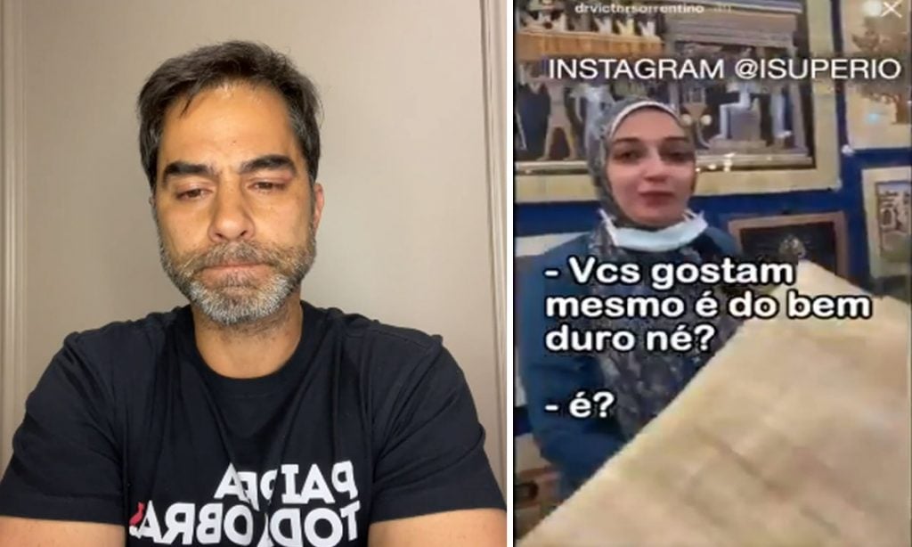 Médico detido no Egito por ofender vendedora chora e diz que ‘sofreu muito’