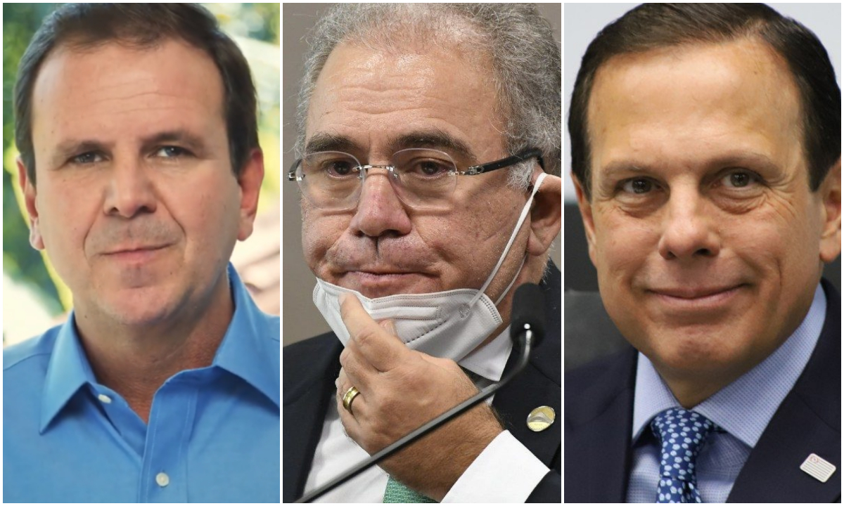 No Twitter, Paes ‘desafia’ Doria, que rebate Queiroga: ‘quanto recalque, ministro’