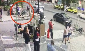 Rio: Polícia prende suspeito branco por furto bicicleta no Leblon