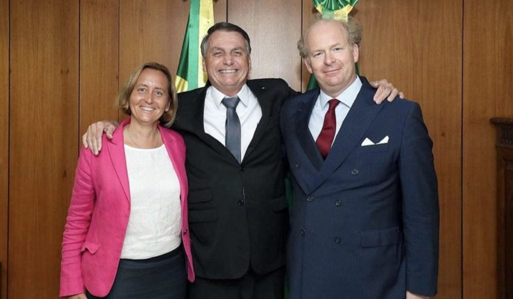 Bolsonaro participou do encontro com a vice-líder da ultradireita alemã