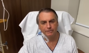 Da cama do hospital, Bolsonaro diz que adoeceu por causa de facada durante período eleitoral