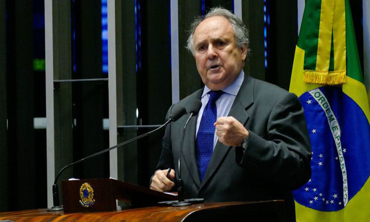 O ex-senador Cristovam Buarque. Roque de Sá/Agência Senado 