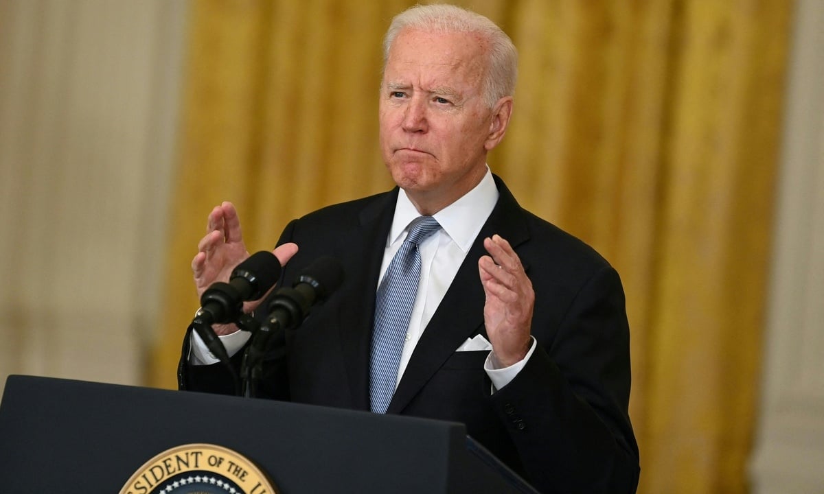 O presidente dos Estados Unidos, Joe Biden. Foto: Brendan Smialowski/AFP 