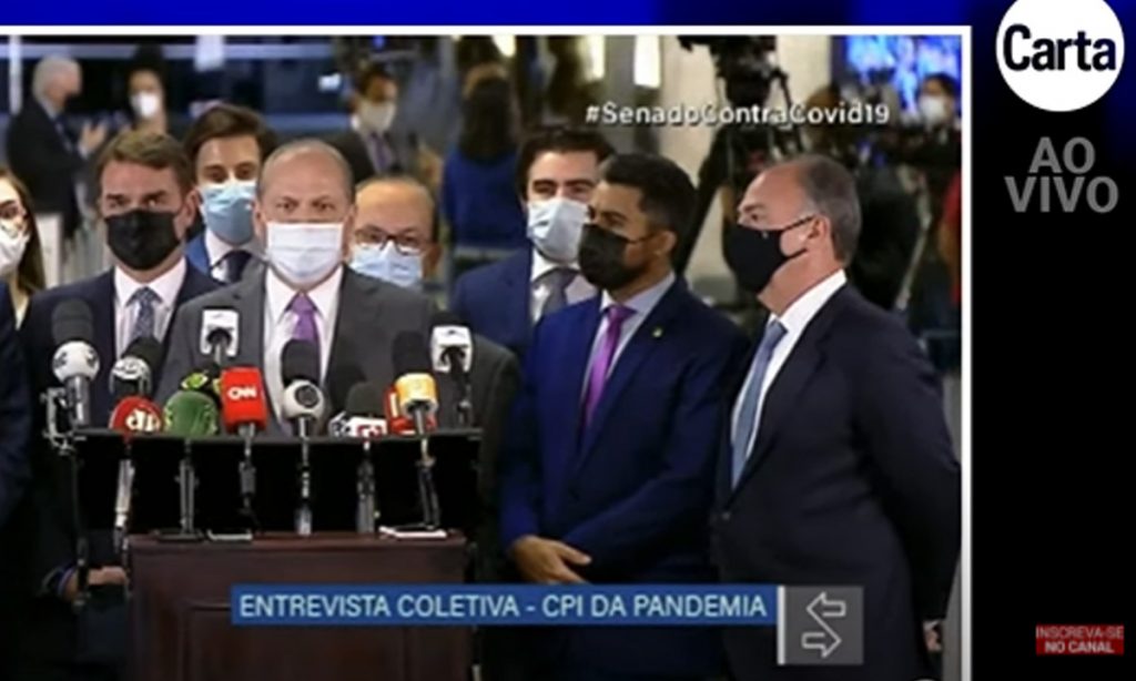 Barros repete que CPI afasta vacinas do Brasil e que combate à corrupção ‘está no DNA do governo Bolsonaro’