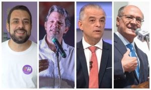 Boulos, Haddad, França e Alckmin empatam na disputa para governo de SP, diz pesquisa