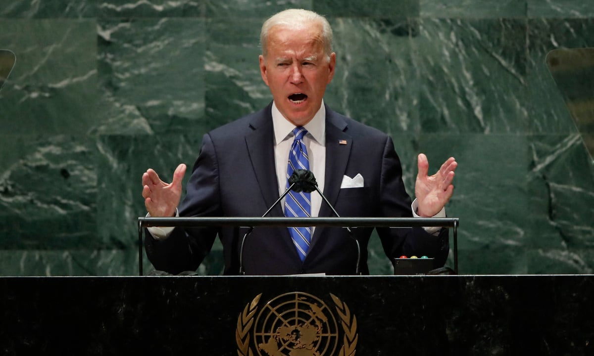 O presidente dos Estados Unidos, Joe Biden. Foto: Eduardo Munoz/AFP 