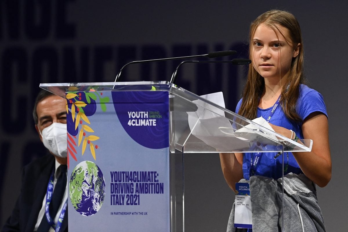 Greta Thunberg 

Foto: MIGUEL MEDINA / AFP 