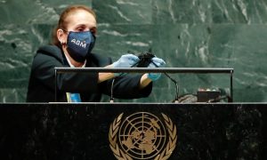 Púlpito da ONU é higienizado após discurso de Bolsonaro