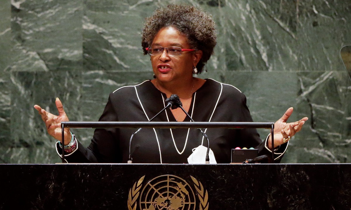 O contraste nos discursos de Mia Amor Mottley e de Bolsonaro