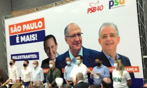 Em ato a favor de Alckmin, França critica Doria, e Kassab manifesta apoio 'incondicional'