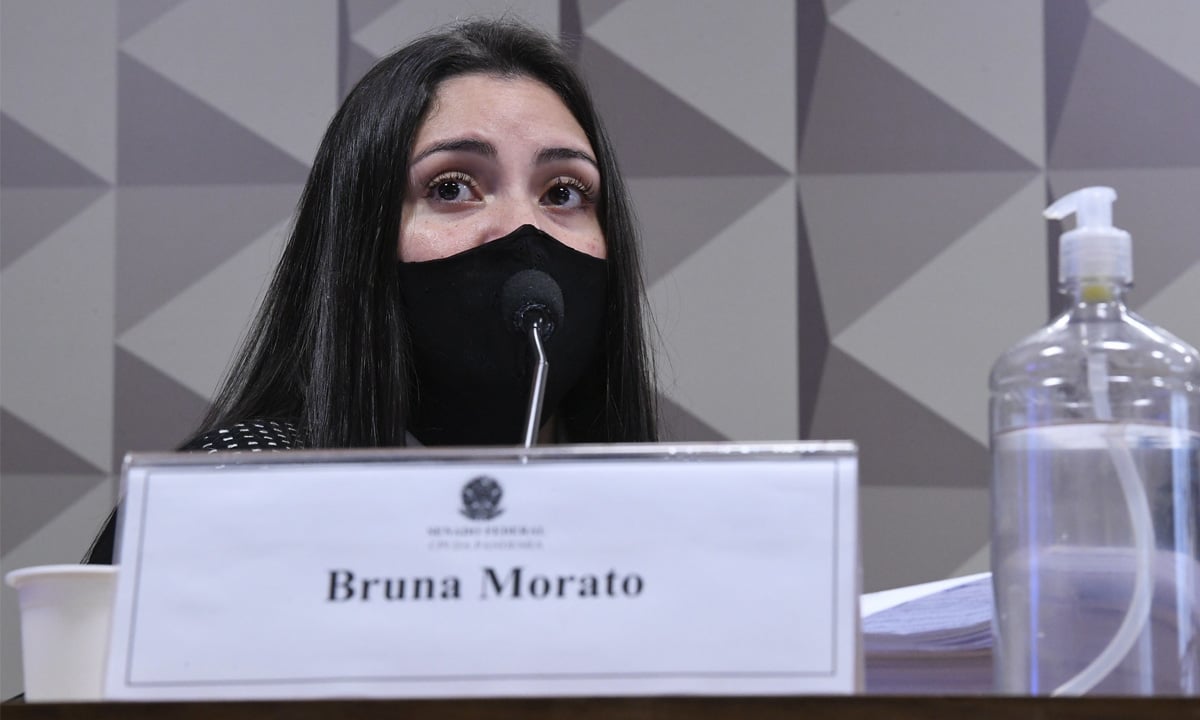 A advogada Bruna Morato. Foto: Edilson Rodrigues/Agência Senado 