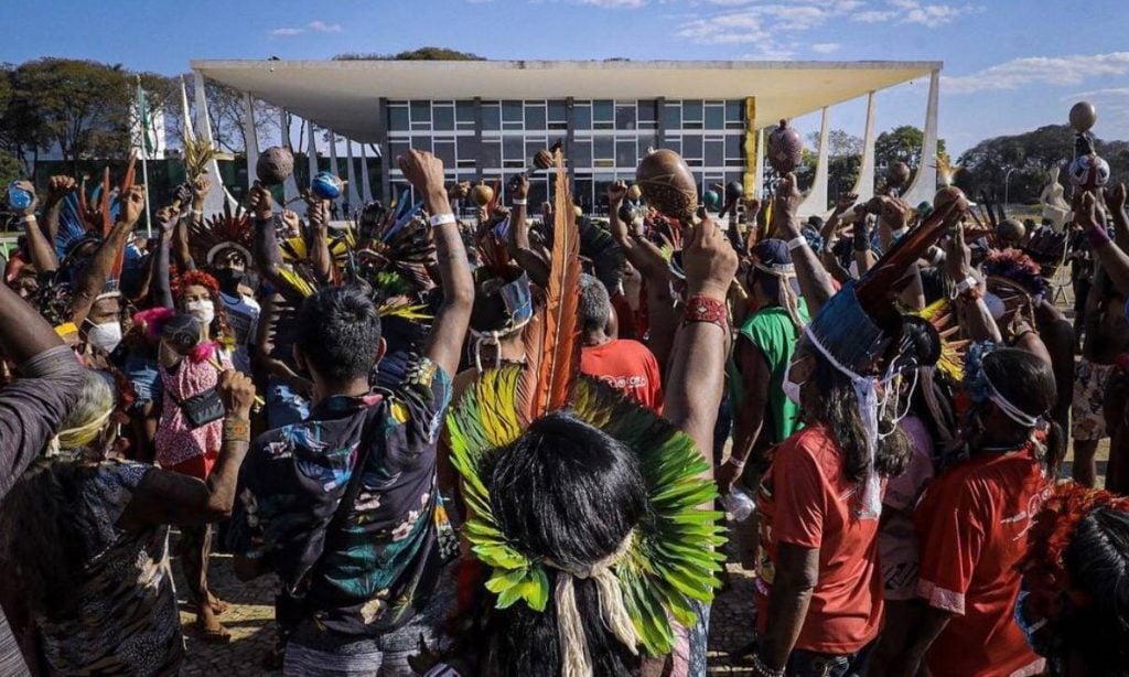 Maior manifestação indígena pós-Constituinte tem pouco destaque na mídia