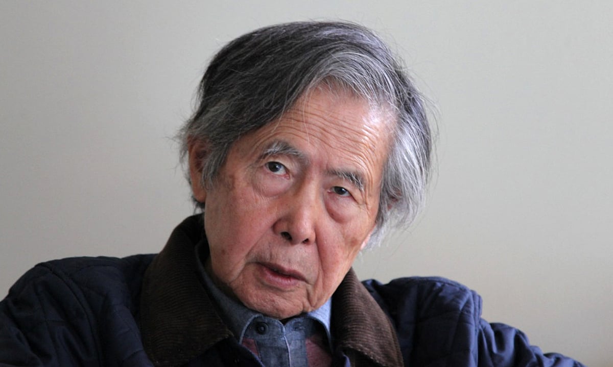 O ex-ditador de extrema-direita Alberto Fujimori. Foto: HO/Prensa Fujimori/AFP 