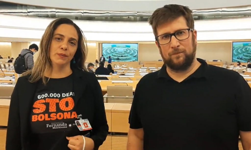 Deputada brasileira faz pressão na ONU para condenar Bolsonaro nos tribunais internacionais