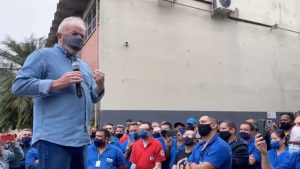 Paulo Guedes não tem empatia pelos trabalhadores, diz Lula a metalúrgicos em Diadema