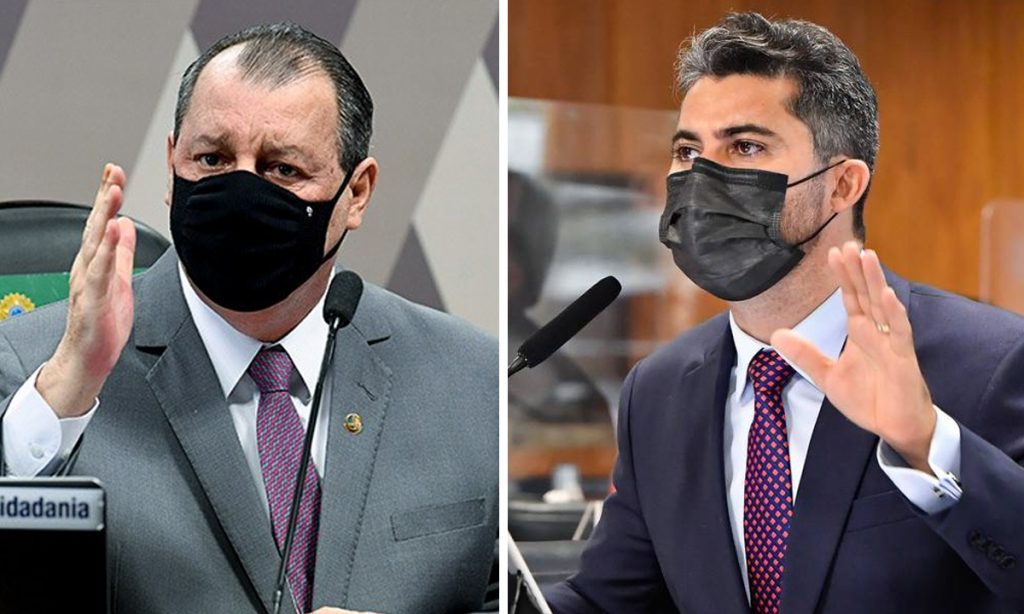 ‘Bolsonaro cometeu muitos crimes e pagará por eles’, diz Aziz a Marcos Rogério