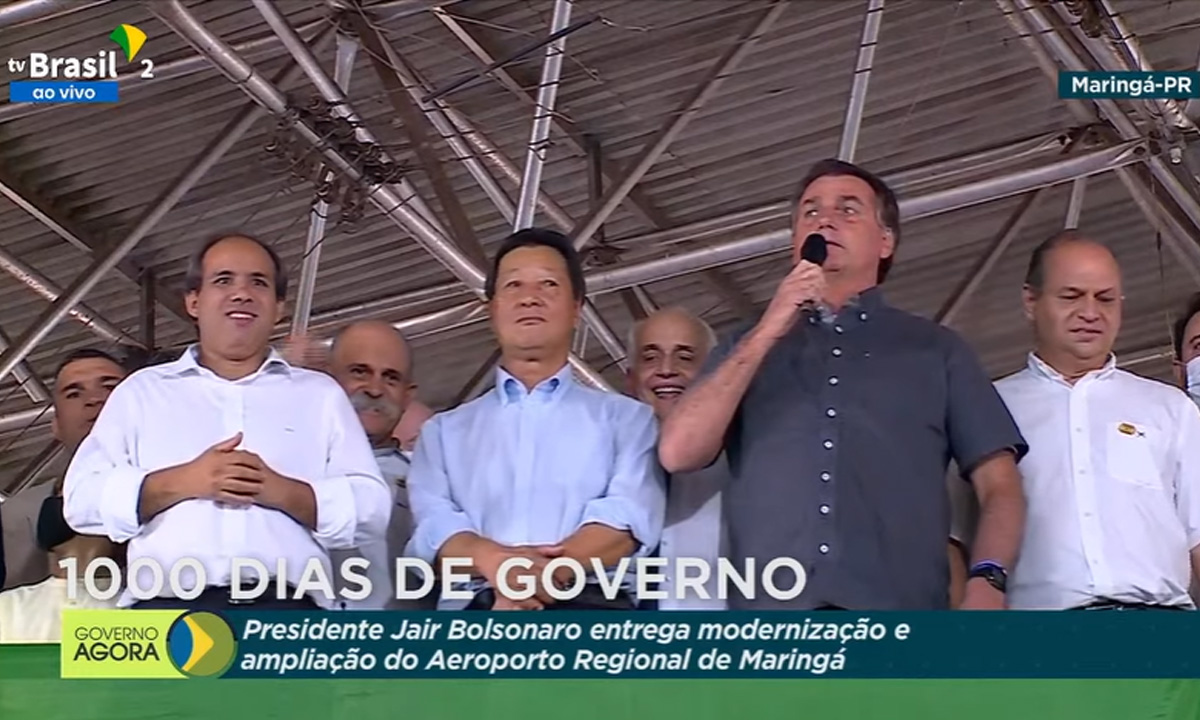 Ao lado de Barros, Bolsonaro omite rejeição ao governo e diz que sua vitória foi ‘milagre’ contra o comunismo