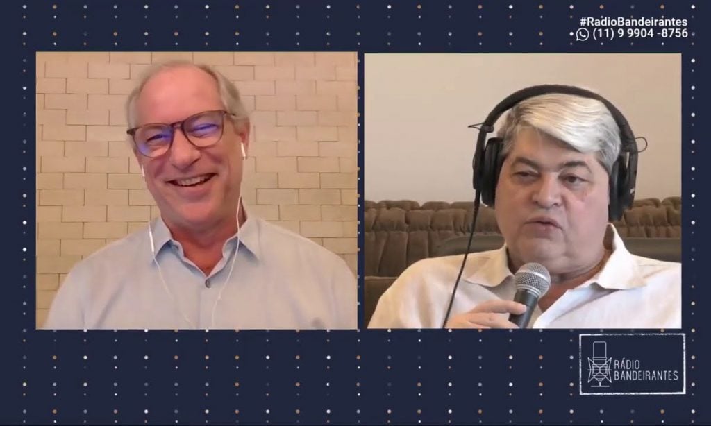 Ciro janta com Datena e discute possibilidade de chapa em 2022, diz jornal
