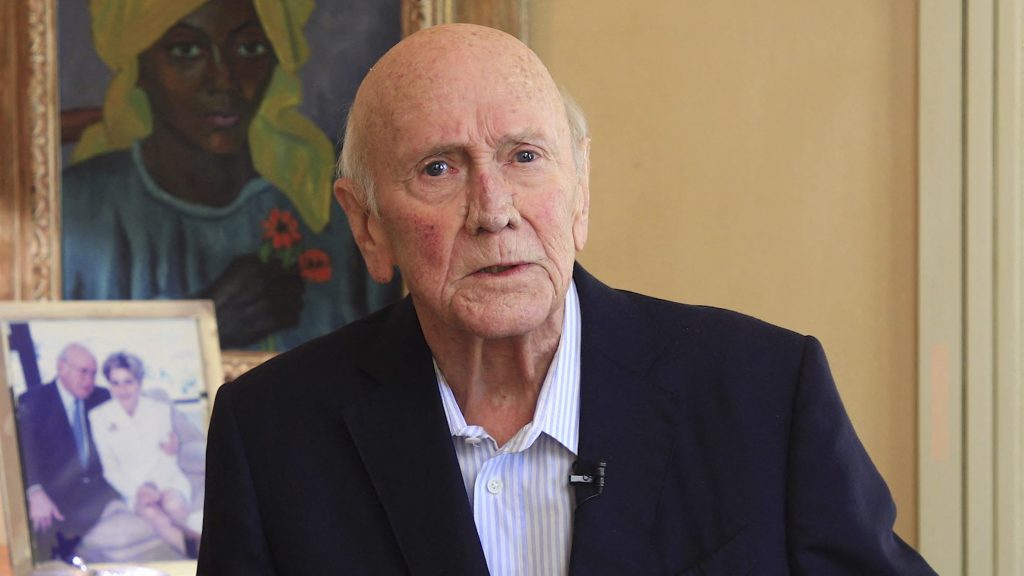 Morre Frederik de Klerk, o último presidente do apartheid
