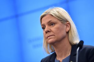 Nova primeira-ministra da Suécia renuncia horas após ser nomeada
