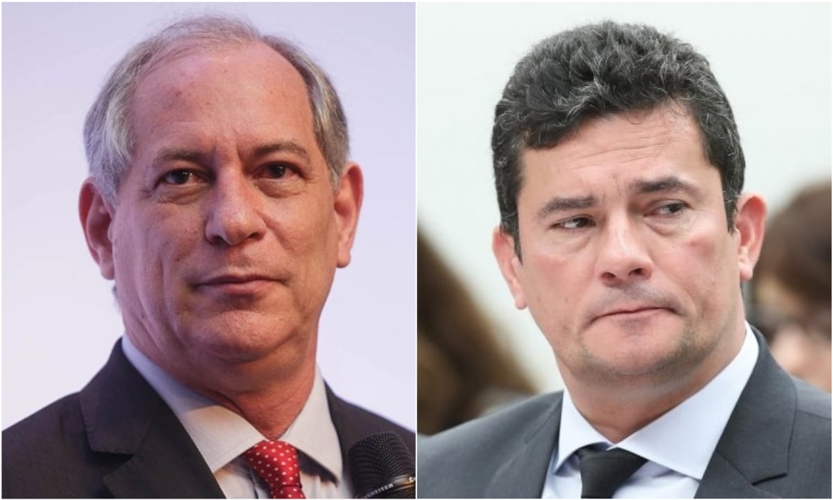 Ciro Gomes e Sergio Moro são os principais candidatos à 3ª via. FOTO: MÁRIO MIRANDA/AMCHAM/DIVULGAÇÃO e LULA MARQUES 
