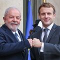 Macron: ‘Parabéns, Lula. Vamos renovar o vínculo de amizade entre Brasil e França’