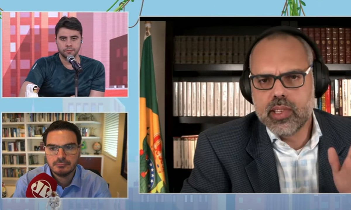 Na Jovem Pan, Allan dos Santos chama Moraes de ‘psicopata’ e ‘tirano’