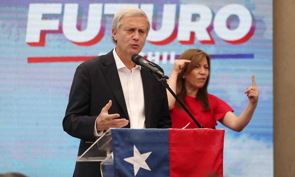 José Antonio Kast, candidato a presidente do Chile. Foto: Javier Torres/AFP 