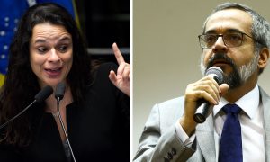 Extrema-direita: Janaina diz que disputaria o Senado 'no sacrifício' e Weintraub critica: 'Falsa e interesseira'