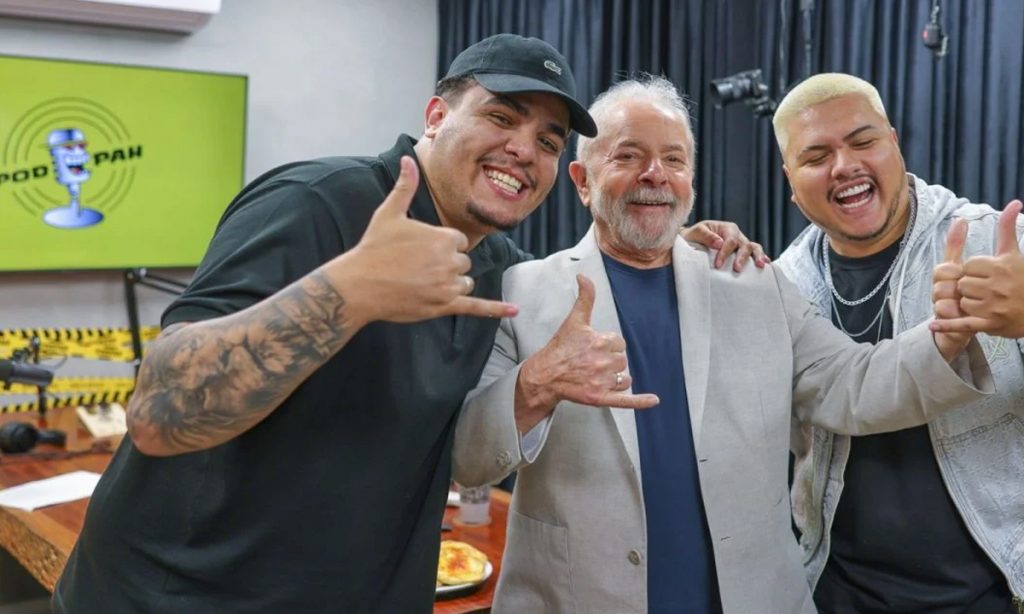 Entrevista de Lula ao Podpah supera 3,4 milhões de views e 310 mil menções, diz FGV