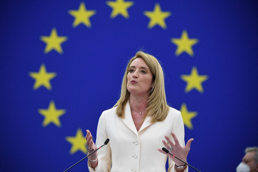 Deputada maltesa Roberta Metsola é eleita presidente do Parlamento Europeu