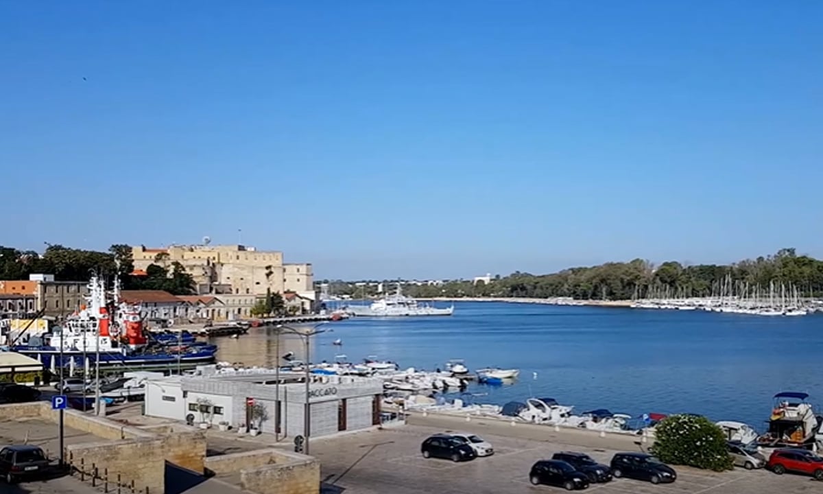 O Porto di Brindisi. Foto: Reprodução/YouTube 