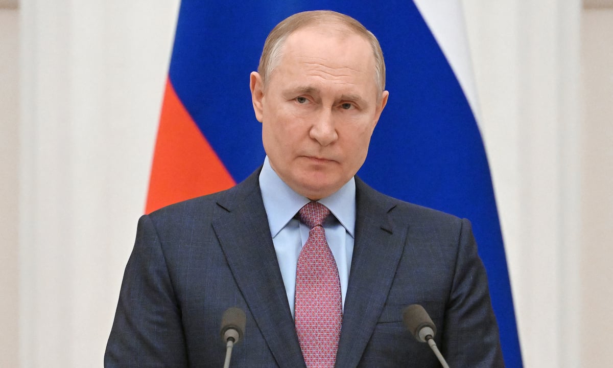 O presidente da Rússia, Vladimir Putin. Foto: Sergei Guneyev/Sputnik/AFP 