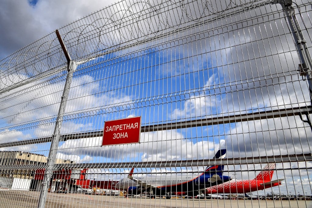 Aeroporto de Sheremetyevo, em Moscou.

Foto: Yuri KADOBNOV / AFP 