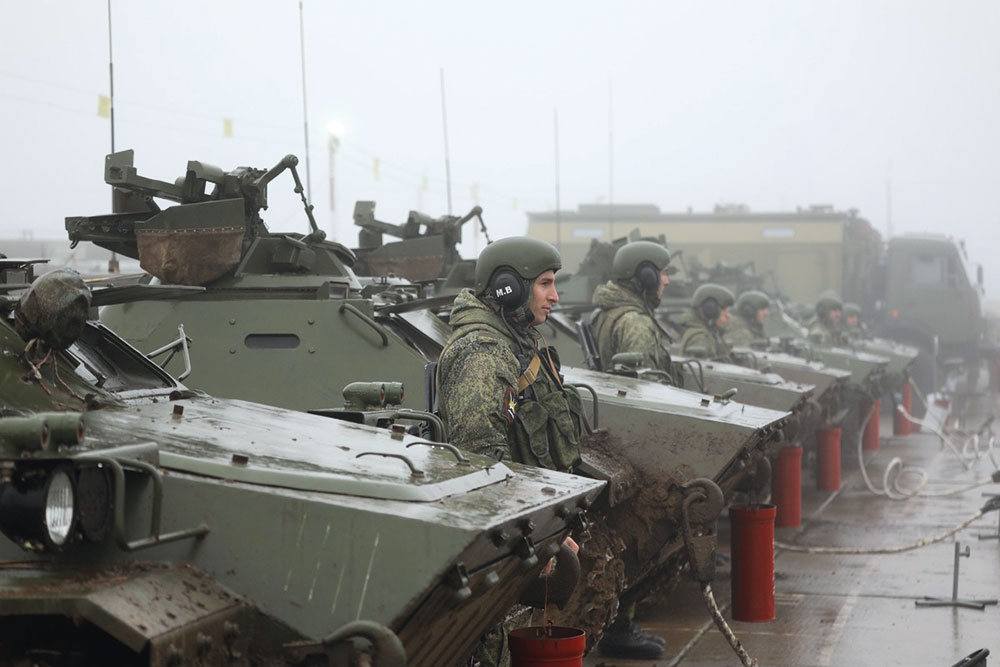 Os russos se mobilizam na fronteira com a Ucrânia – Imagem: Ministério da Defesa da Rússia 