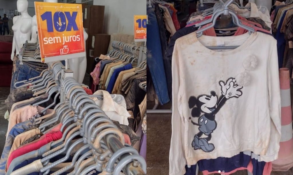 Vigilância apreende roupas sujas com lama de Brumadinho em loja da família de Zema