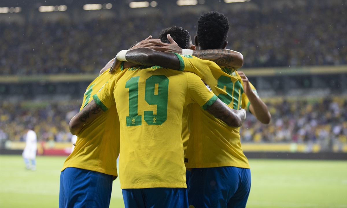  Brasil x Paraguai no Mineirão pelas Eliminatórias da Copa do Mundo. Lucas Figueiredo/CBF  
