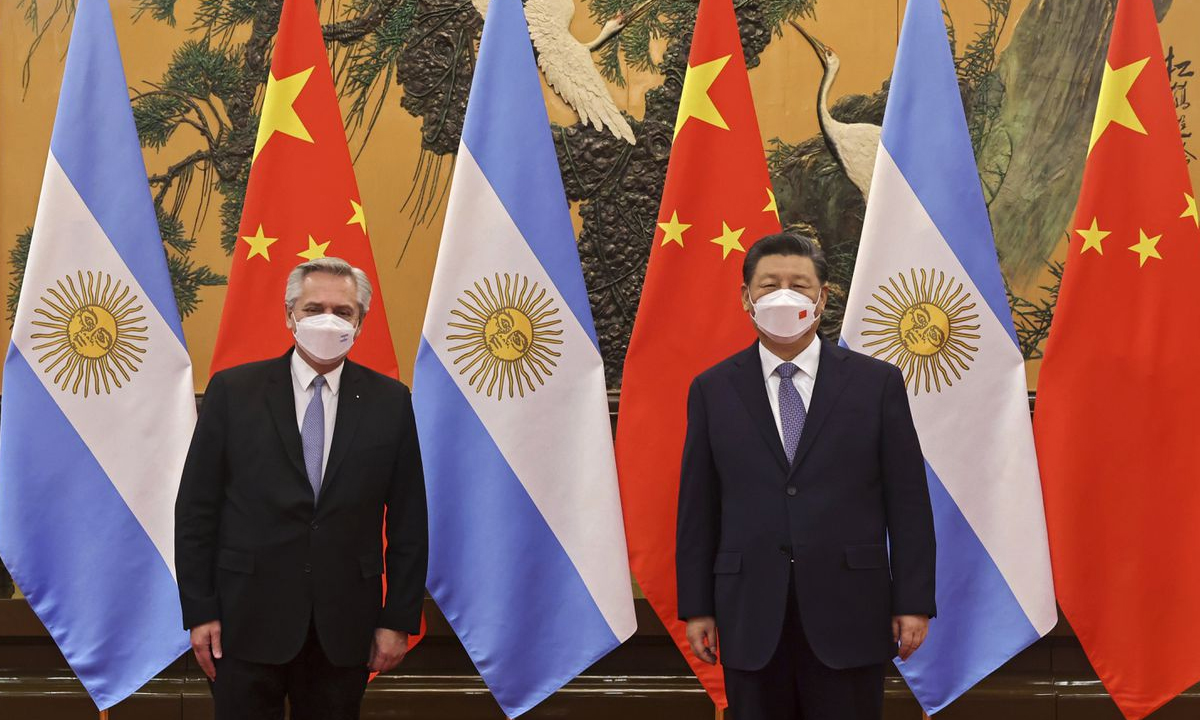 Alberto Fernández e Xi Jinping. Foto: Presidência da Argentina 