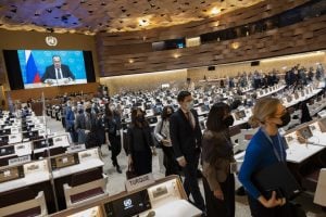 Boicote ao discurso do chanceler russo na Conferência de Desarmamento em Genebra