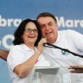 Damares pede a Moraes para vistoriar cela de Bolsonaro na PF