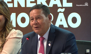 Mourão se filia ao Republicanos e manifesta 'apoio irrestrito' à reeleição de Bolsonaro