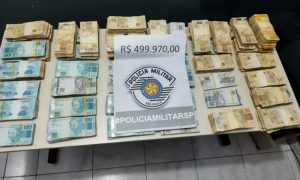 Polícia Militar de SP apreende quase R$ 500 mil de irmão de Davi Alcolumbre
