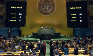 Com voto do Brasil e abstenção chinesa, ONU aprova resolução contra invasão russa à Ucrânia