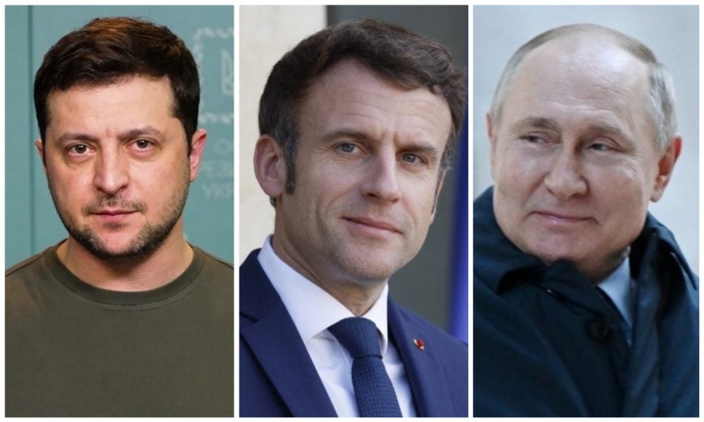 Macron e Putin voltam a conversar por telefone sobre Ucrânia