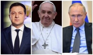 Presidente ucraniano convida papa a mediar entre Ucrânia e Rússia