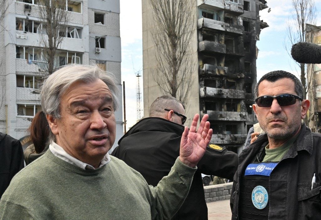 Rússia confirma ataque contra Kiev durante visita do secretário-geral da ONU
