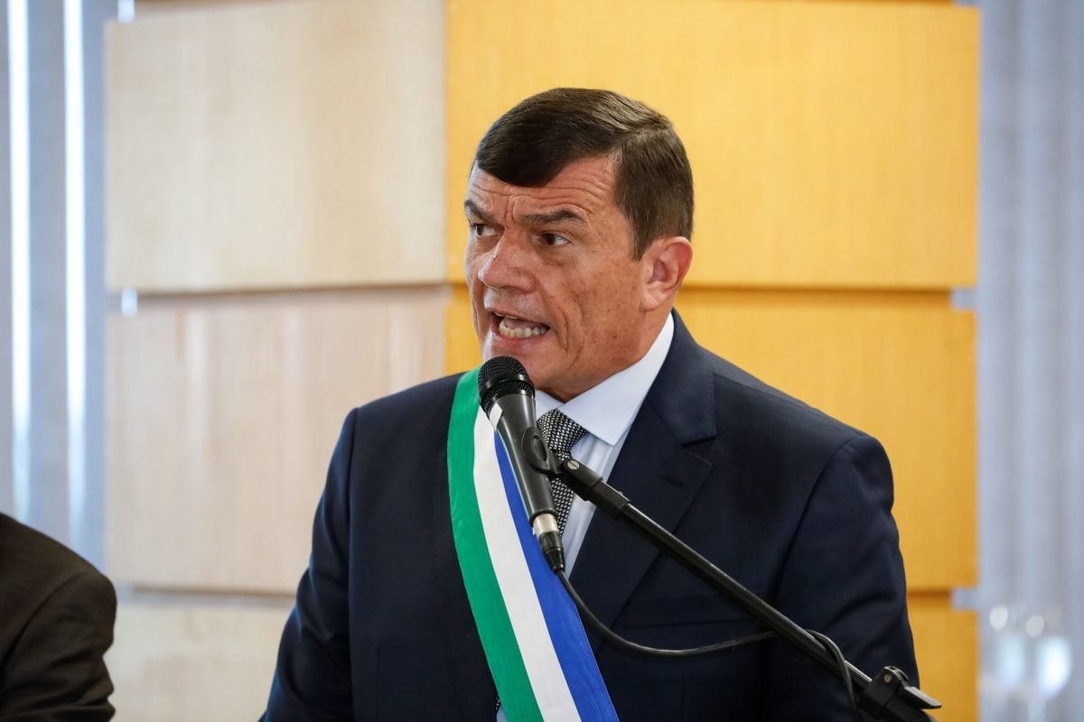 O ministro da Defesa, o general Paulo Sérgio Nogueira de Oliveira.

Foto: Alan Santos/PR 