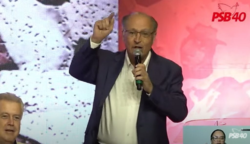 Alckmin defende chapa com Lula: ‘Temos o dever de estar unidos, de lutar e de vencer’