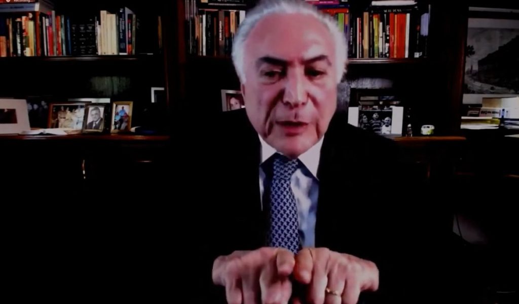 ‘Se Alckmin for igual a mim, Lula vai ter grande vantagem’, diz Temer em evento nos EUA