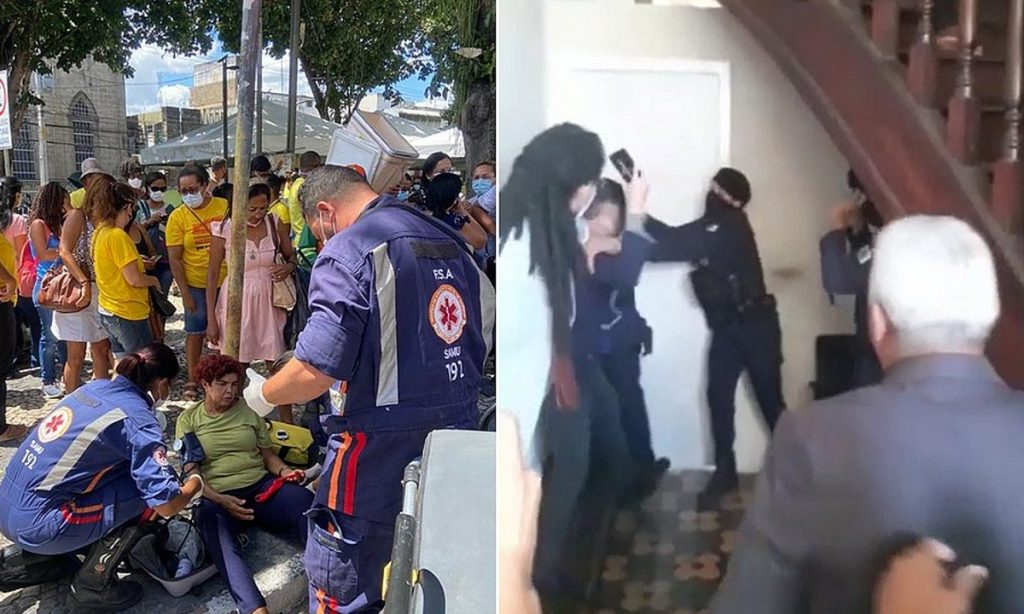 Guardas municipais agridem professores em greve em Feira de Santana (BA)